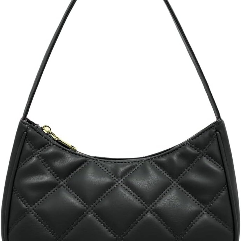 Shoulder Bags for Women, Cute Hobo Tote Handbag Mini Clutch Purse with Zipper Cl